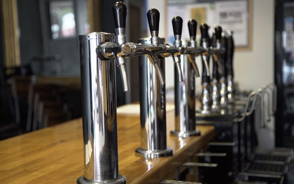 The Taps in The Beer Lab